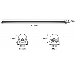 copy of ''STA Series'' LED Linear  4'